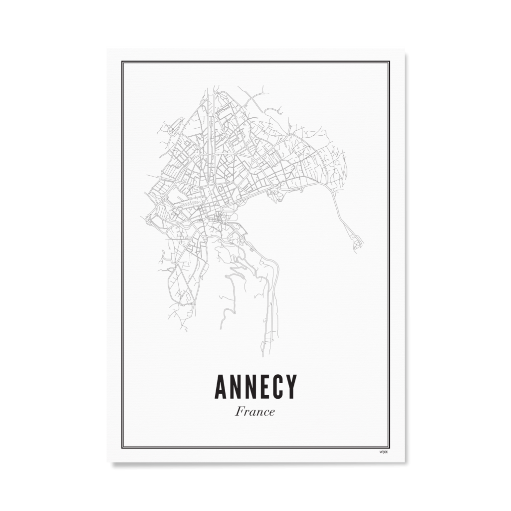 Poster van Annecy - Stad | WIJCK. 