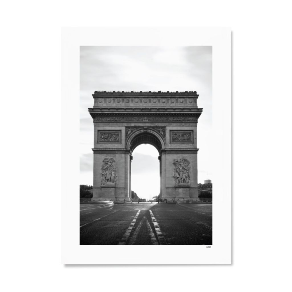 Poster van Parijs - Arc de Triomphe | WIJCK.