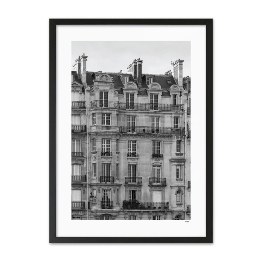 Poster von Paris - Facade | WIJCK.
