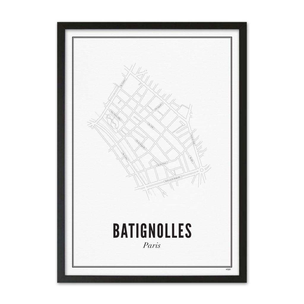 Poster of Paris - Batignolles | WIJCK.
