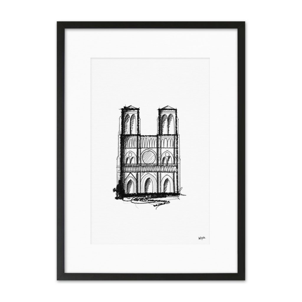 Poster of Paris - Notre-Dame | WIJCK.