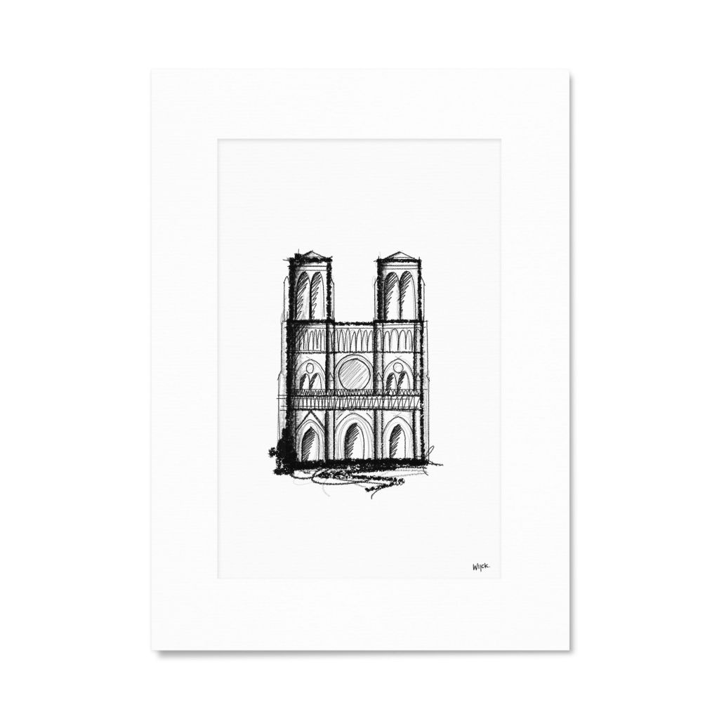 Poster of Paris - Notre-Dame | WIJCK.