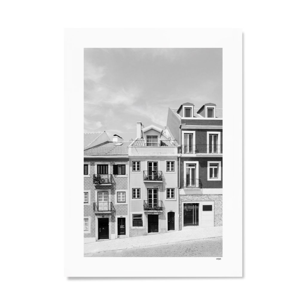 Poster of Lisbon - Tiled Houses | WIJCK.