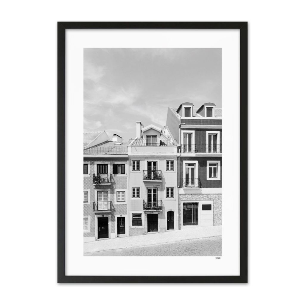 Poster of Lisbon - Tiled Houses | WIJCK.