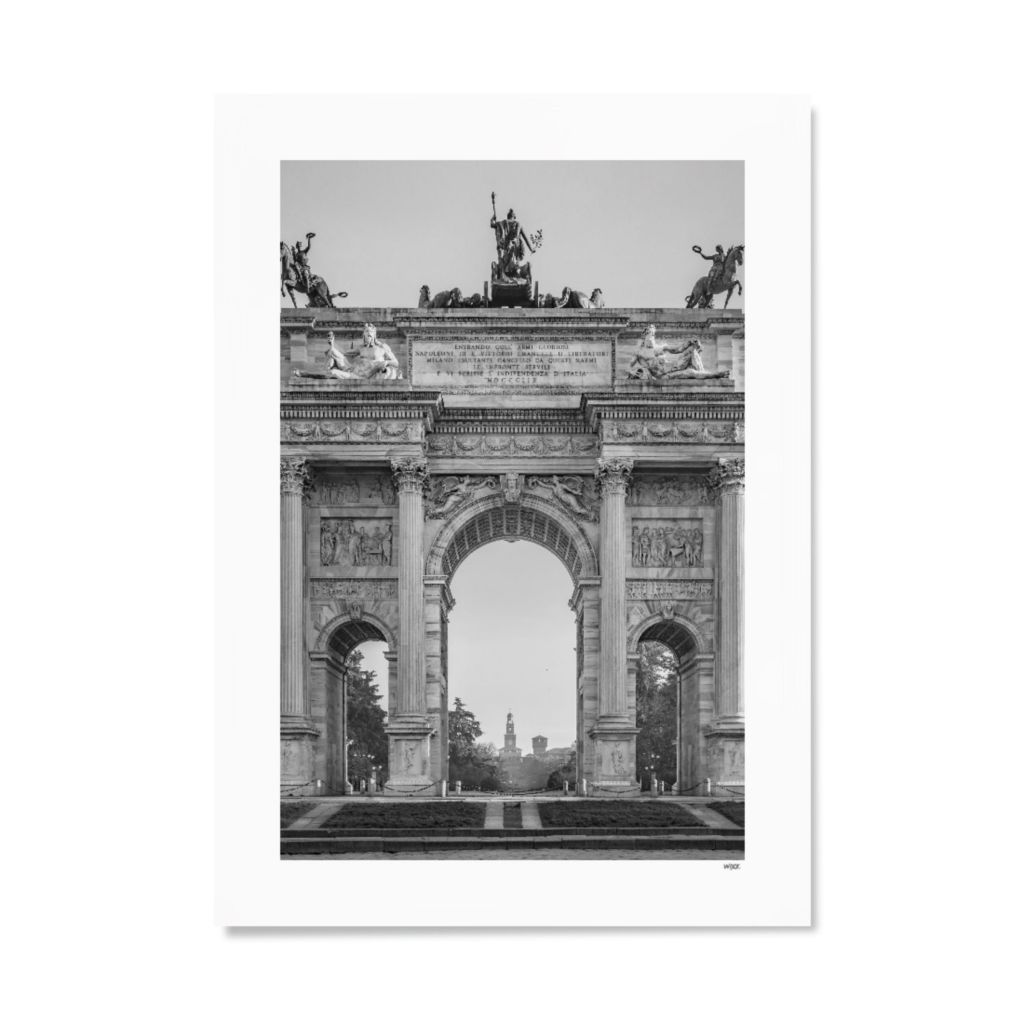 Poster von Mailand - Porta Sempione | WIJCK.