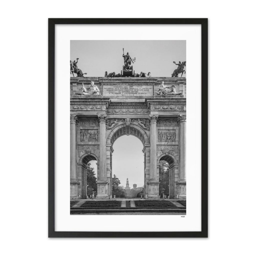 Poster von Mailand - Porta Sempione | WIJCK.