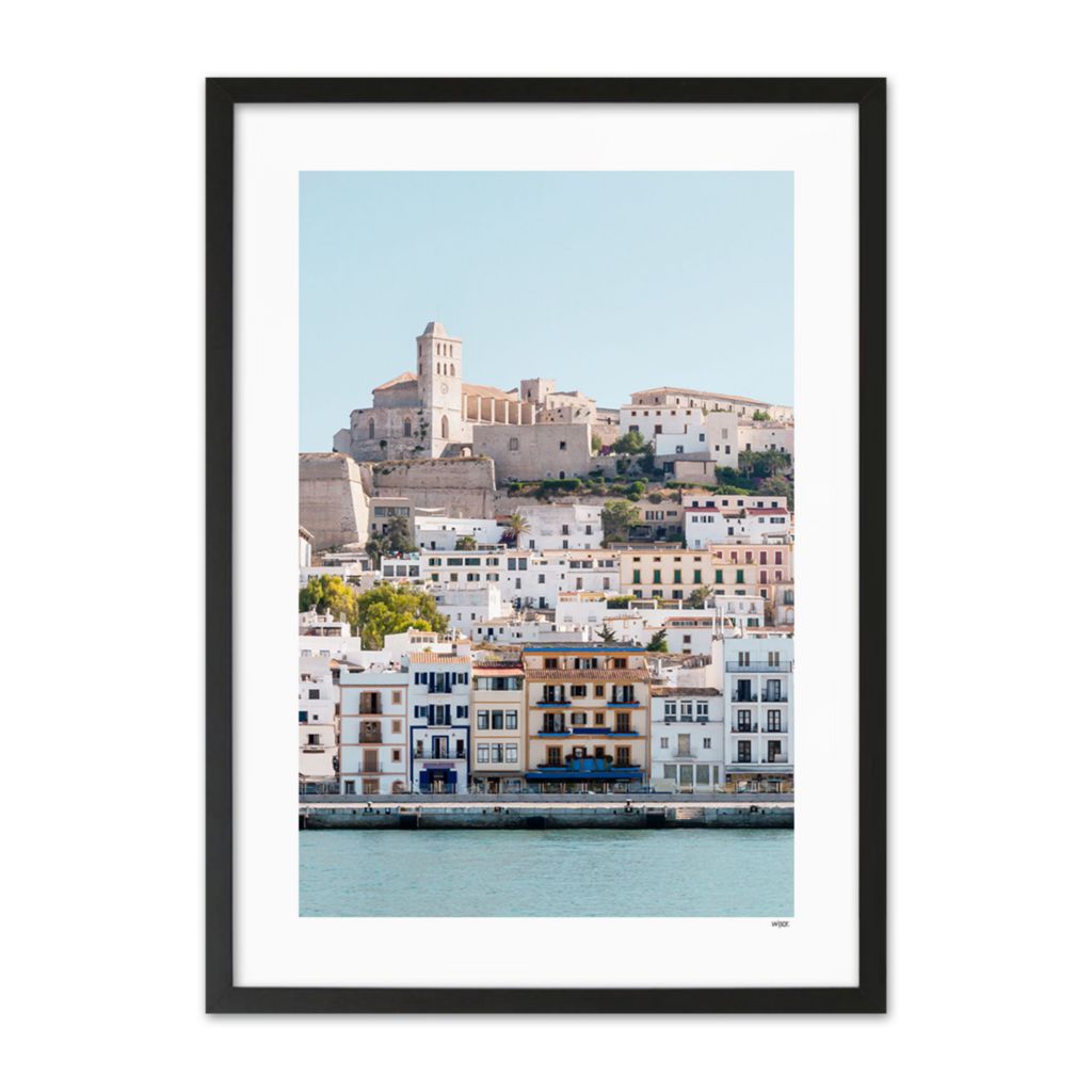 Poster von Ibiza - Old Town | WIJCK.