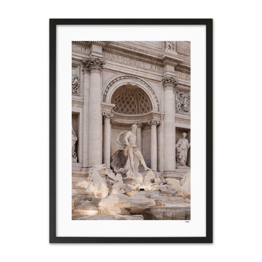 Poster van Rome - Trevi Fountain | WIJCK.