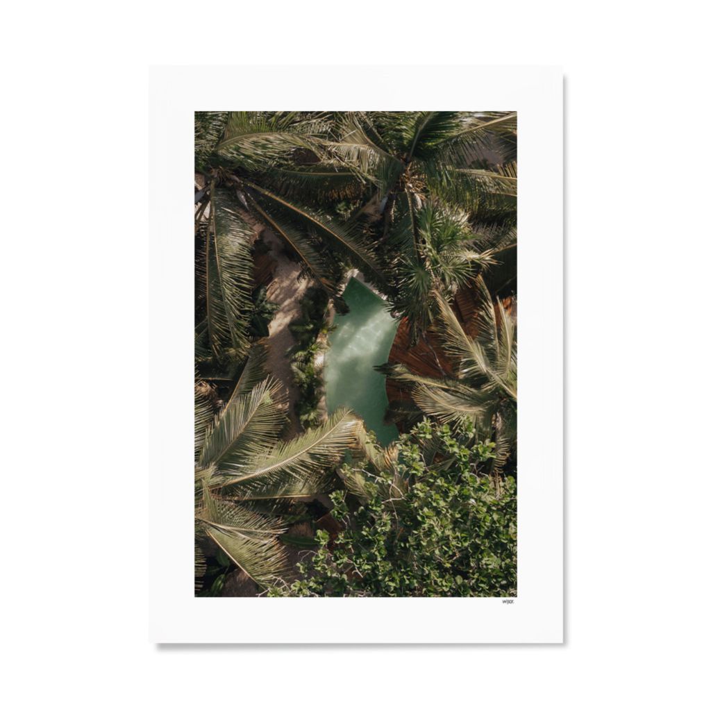 Affiches de Tulum - Palms & Water | WIJCK.