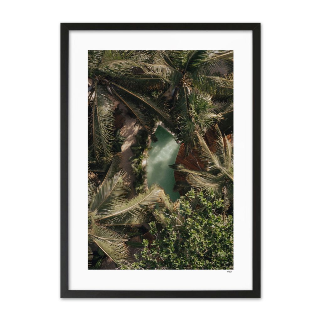 Affiches de Tulum - Palms & Water | WIJCK.