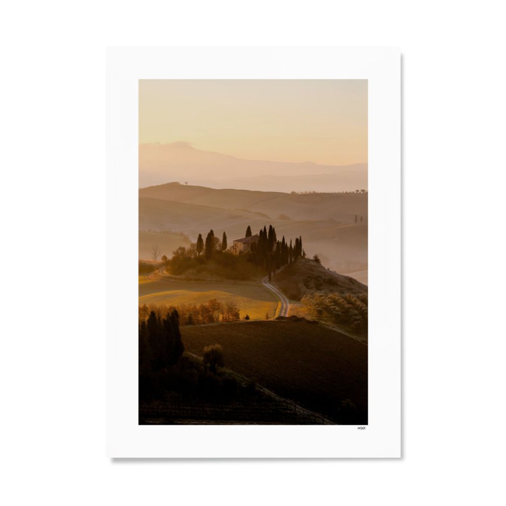 Poster von Tuscany - Rolling Fields | WIJCK.