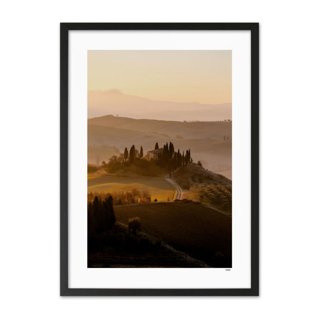 Poster von Tuscany - Rolling Fields | WIJCK.