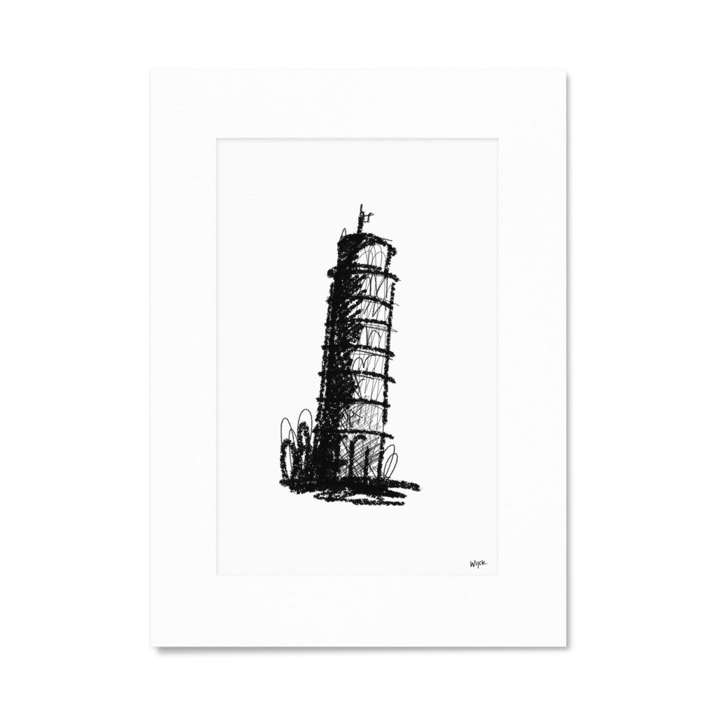 Poster von Pisa - Turm von Pisa | WIJCK.