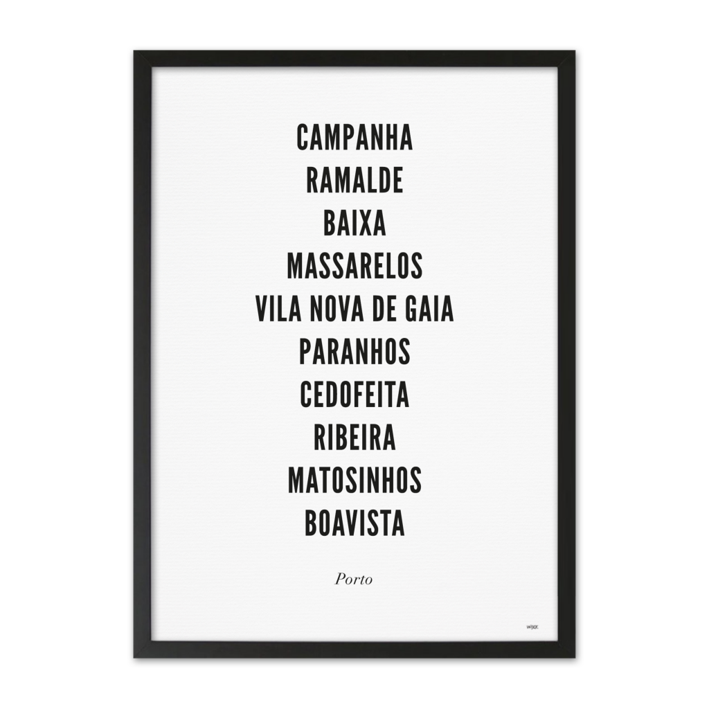 Poster von Porto - Stadt | WIJCK.
