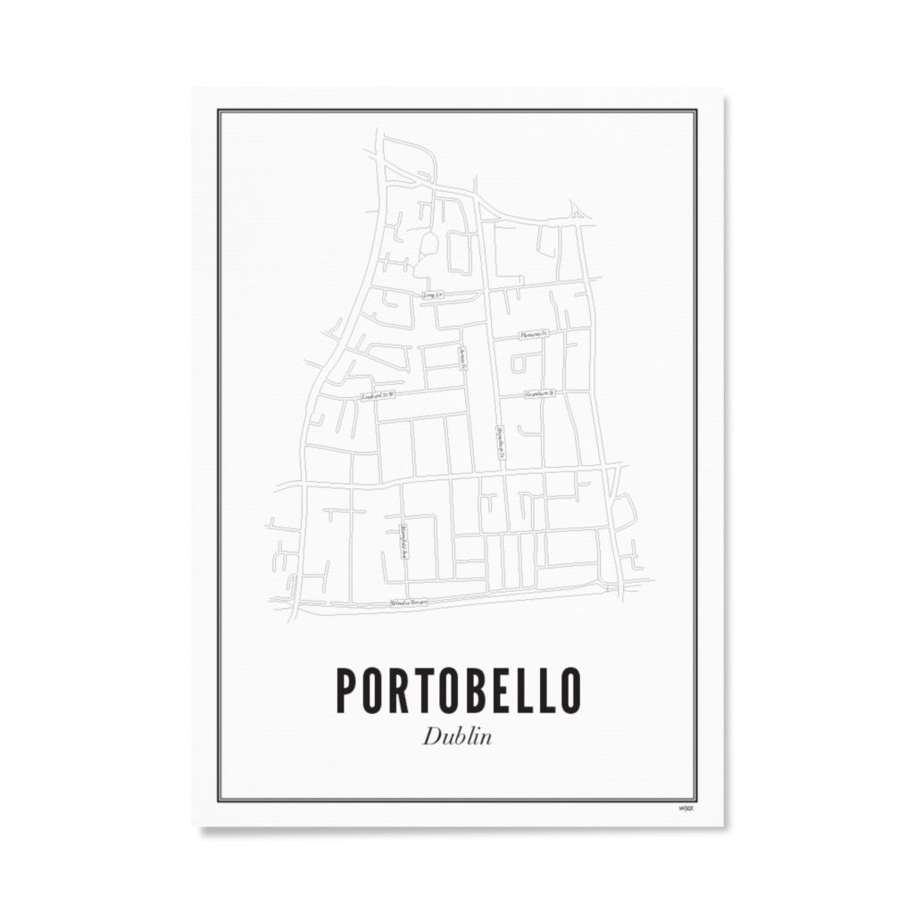 Poster van Dublin - Portobello | WIJCK. 