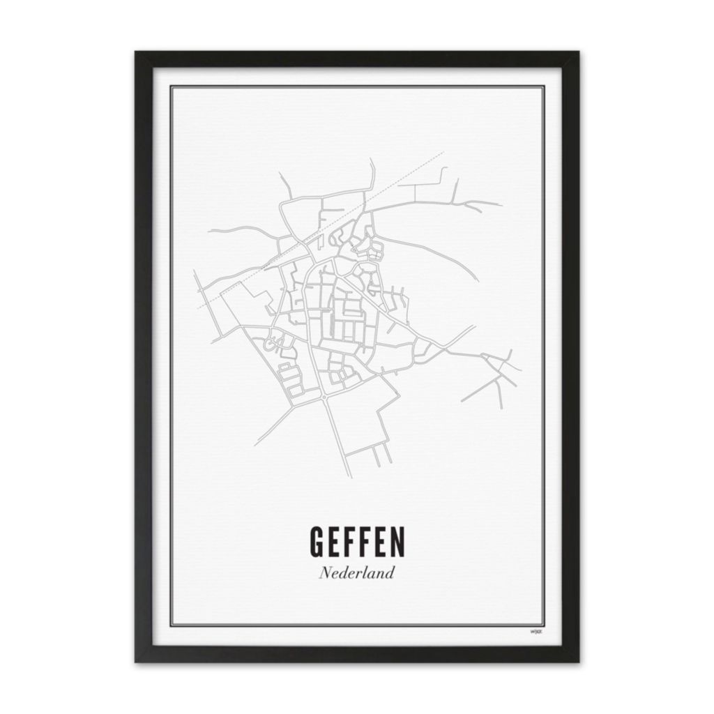 Poster van Geffen - Stad | WIJCK. 