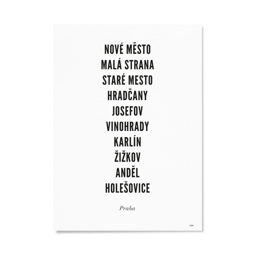 Poster von Prag - Stadt | WIJCK.