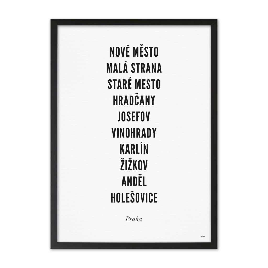 Poster von Prag - Stadt | WIJCK.