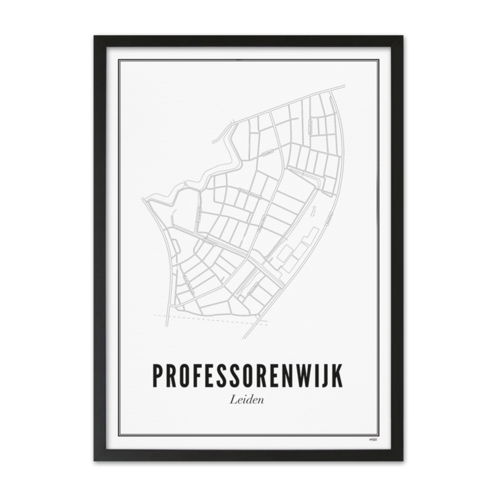 Poster of Leiden - Professorenwijk | WIJCK.