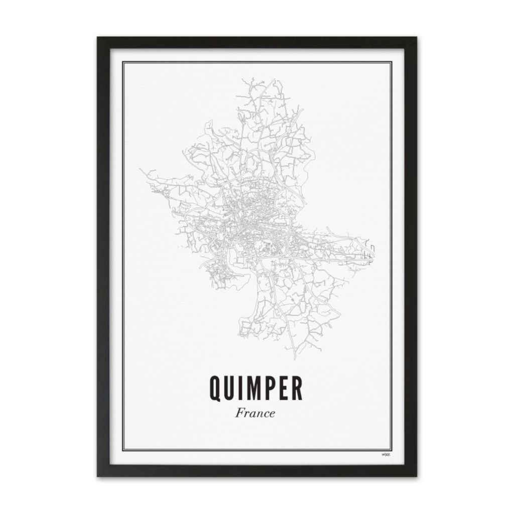 Poster van Quimper - Stad | WIJCK. 