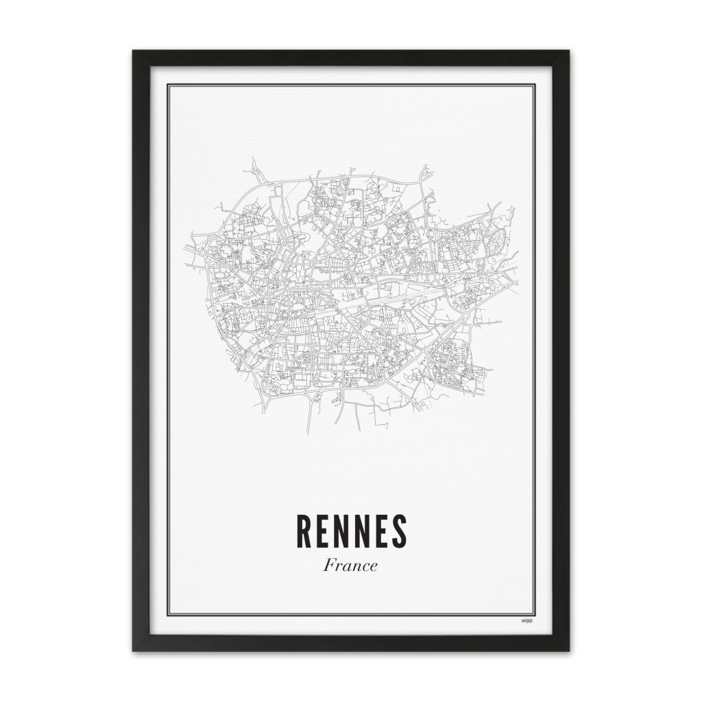 Poster of Rennes - Stad | WIJCK.