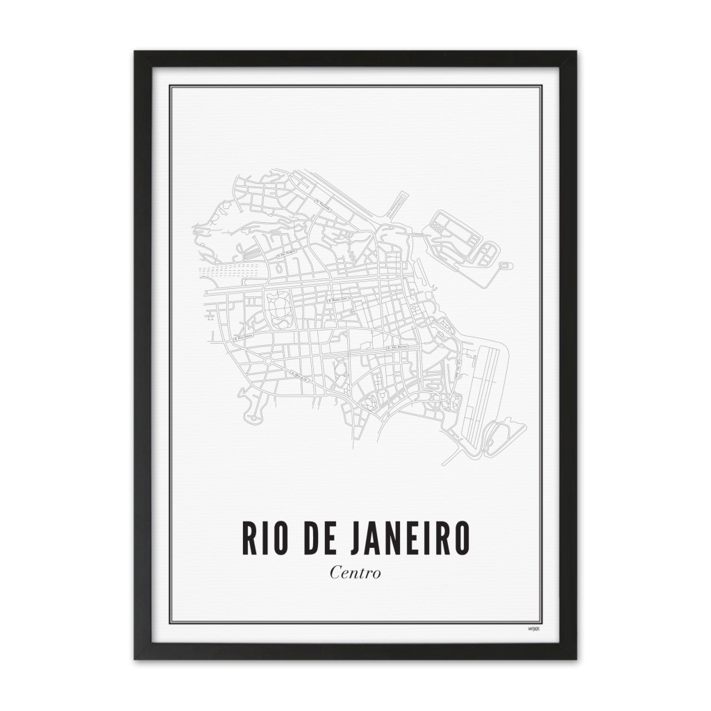 Poster van Rio de Janeiro - Centrum | WIJCK. 