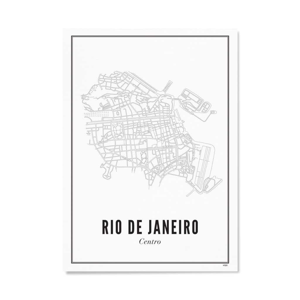 Poster van Rio de Janeiro - Centrum | WIJCK. 