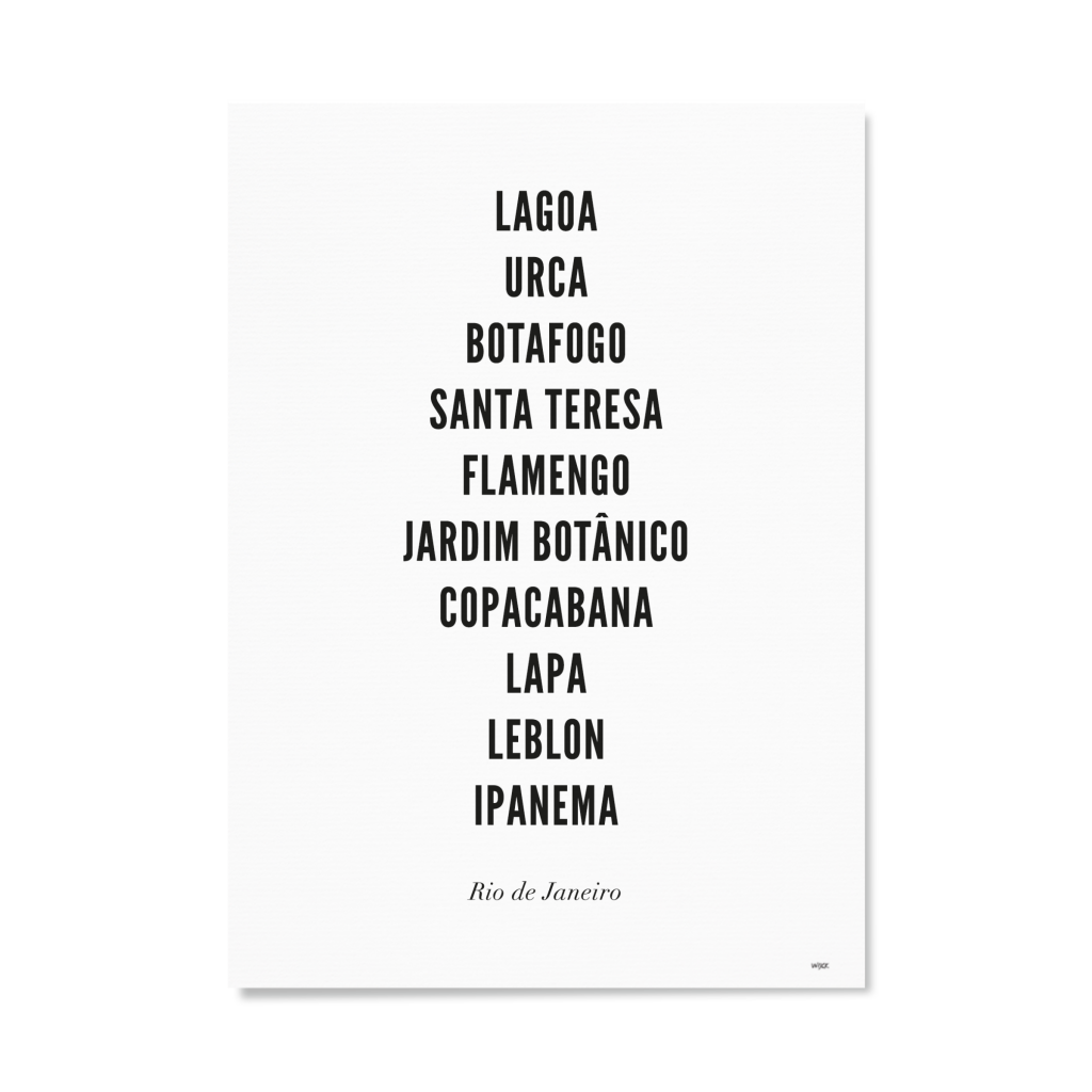 Poster van Rio de Janeiro - Stad | WIJCK. 