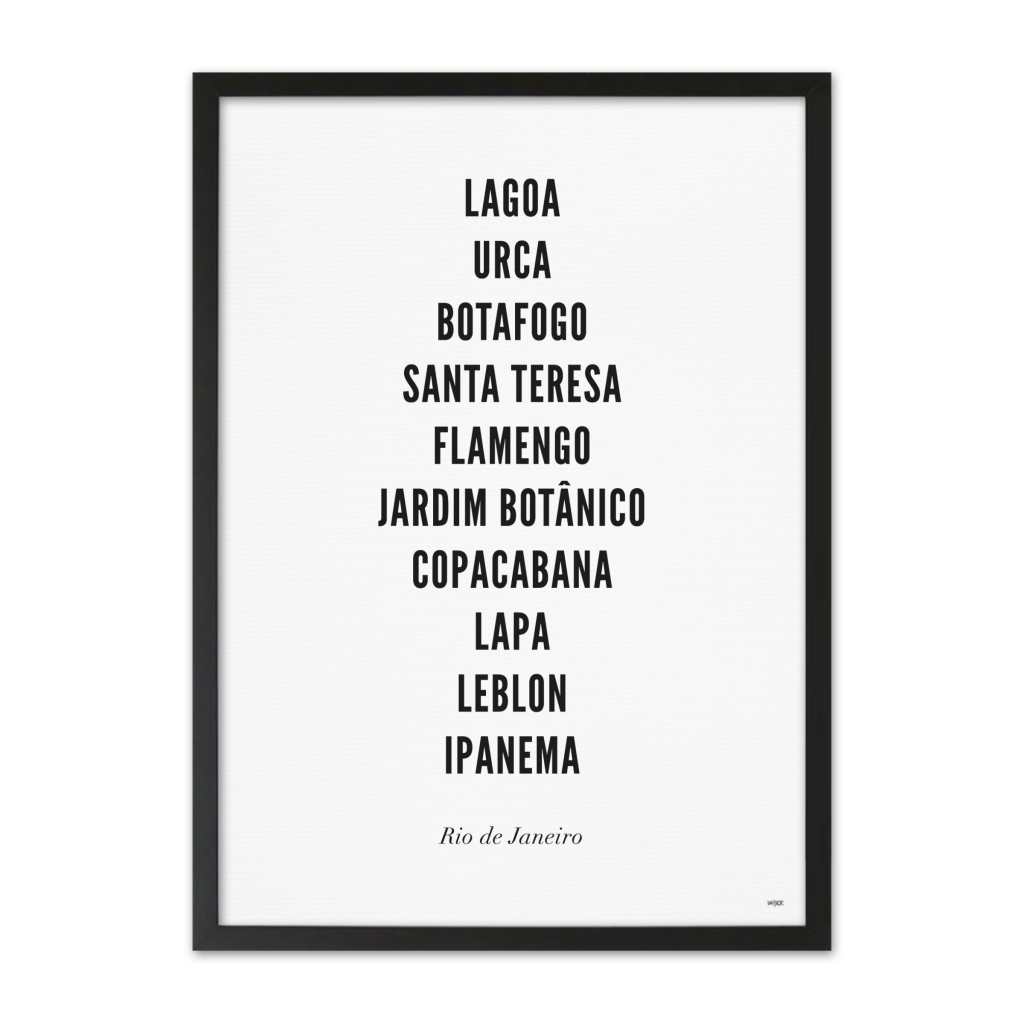 Poster van Rio de Janeiro - Stad | WIJCK. 