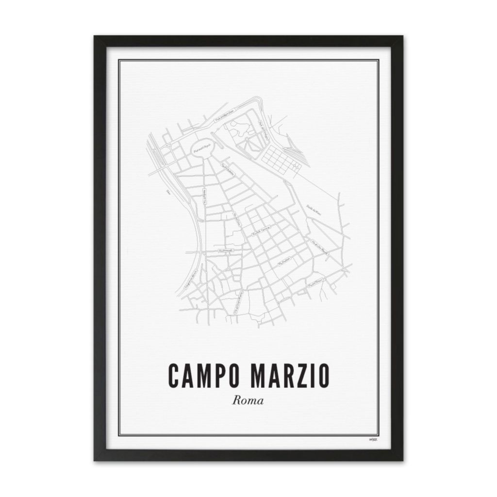 Poster of Rome - Campo Marzio | WIJCK.