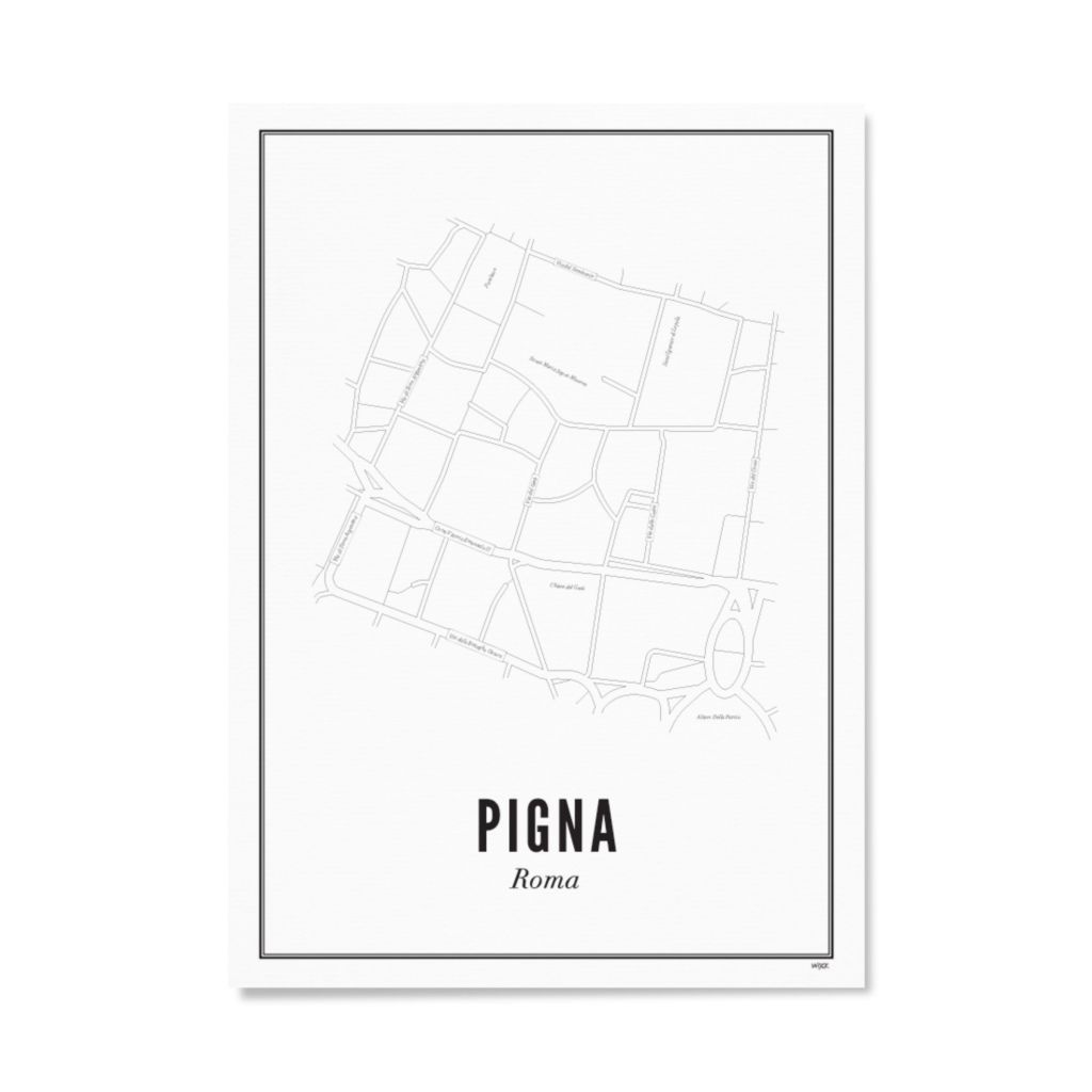Poster van Rome - Pigna | WIJCK. 