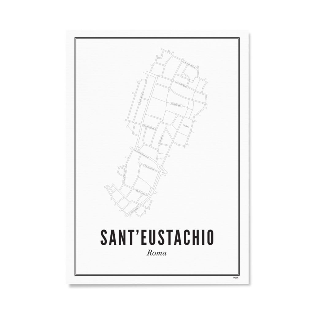 Poster van Rome - Sant'Eustachio | WIJCK. 