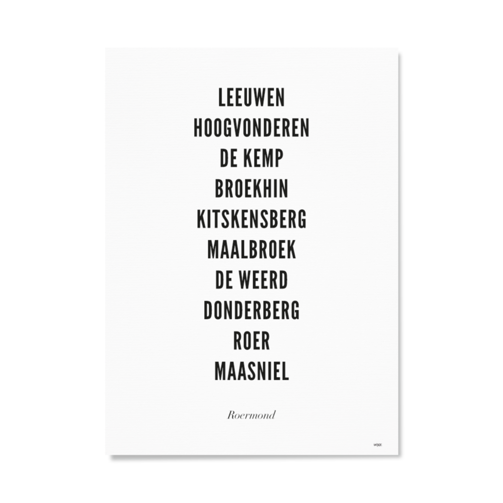 Affiches de Roermond - Ville | WIJCK.