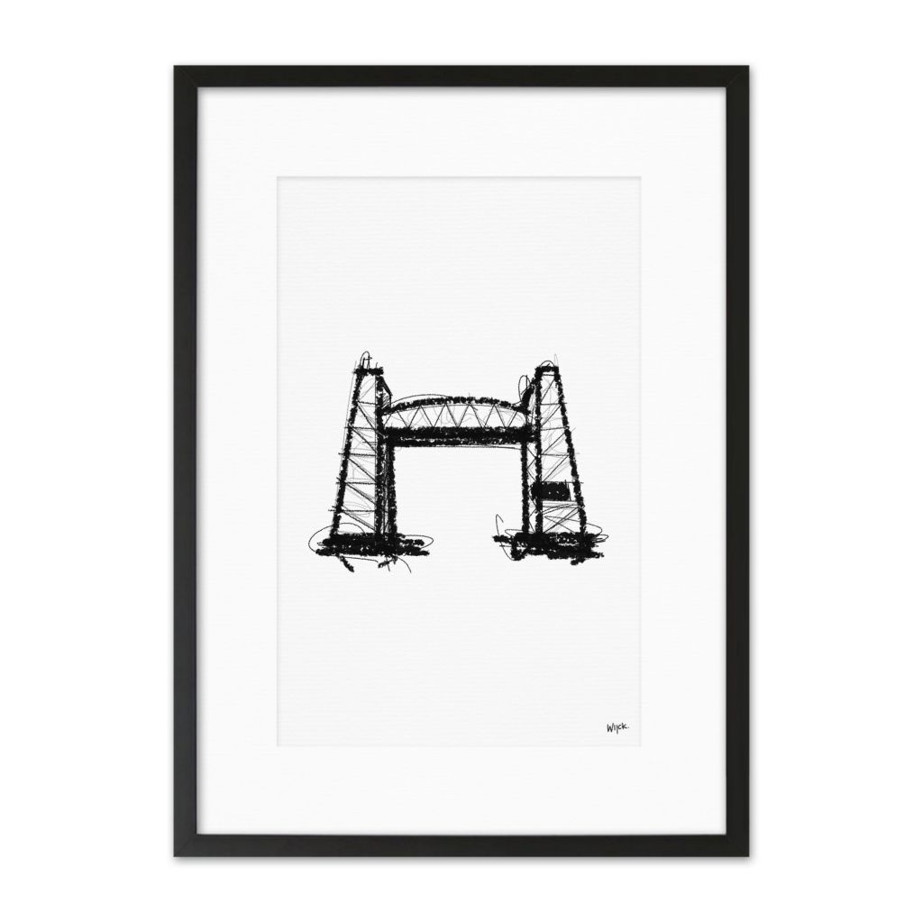 Poster von Rotterdam - De Hef | WIJCK.