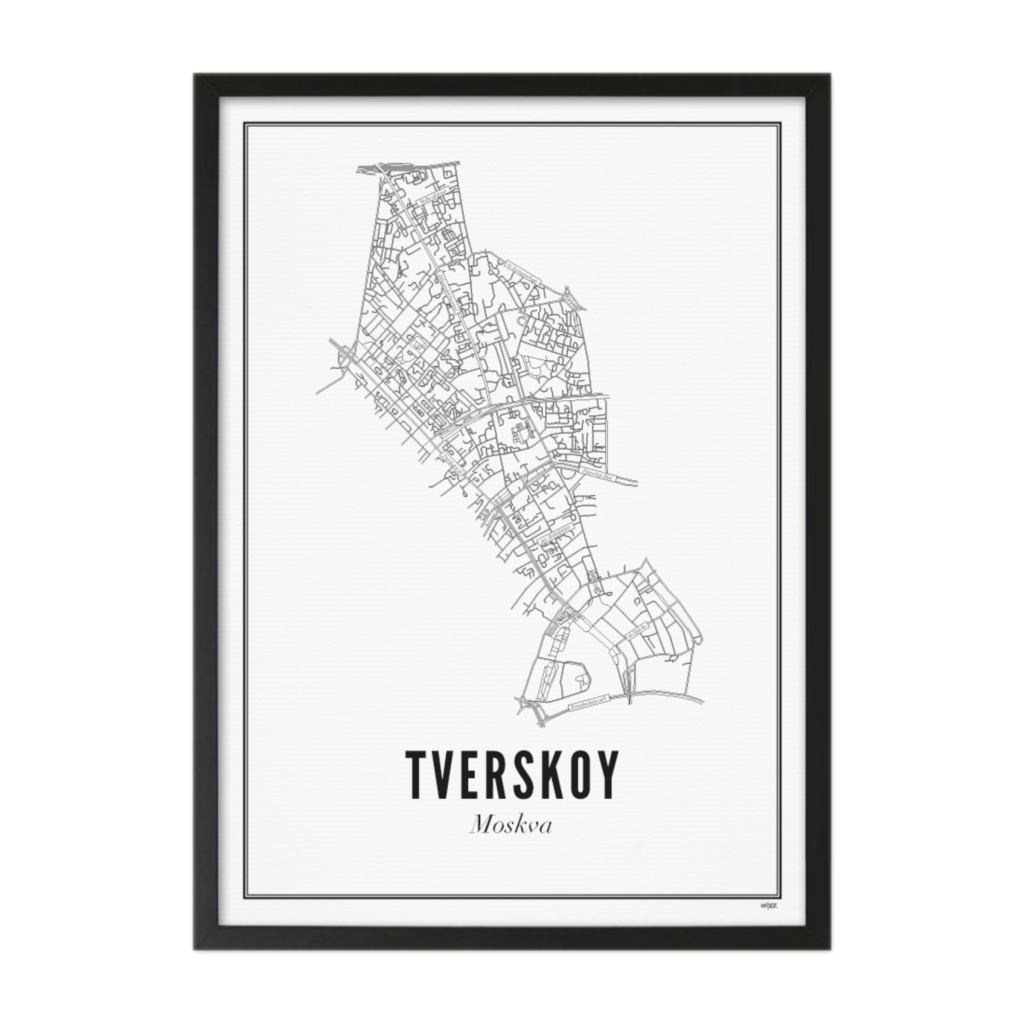 Affiches de Moscou - Tverskoy | WIJCK.