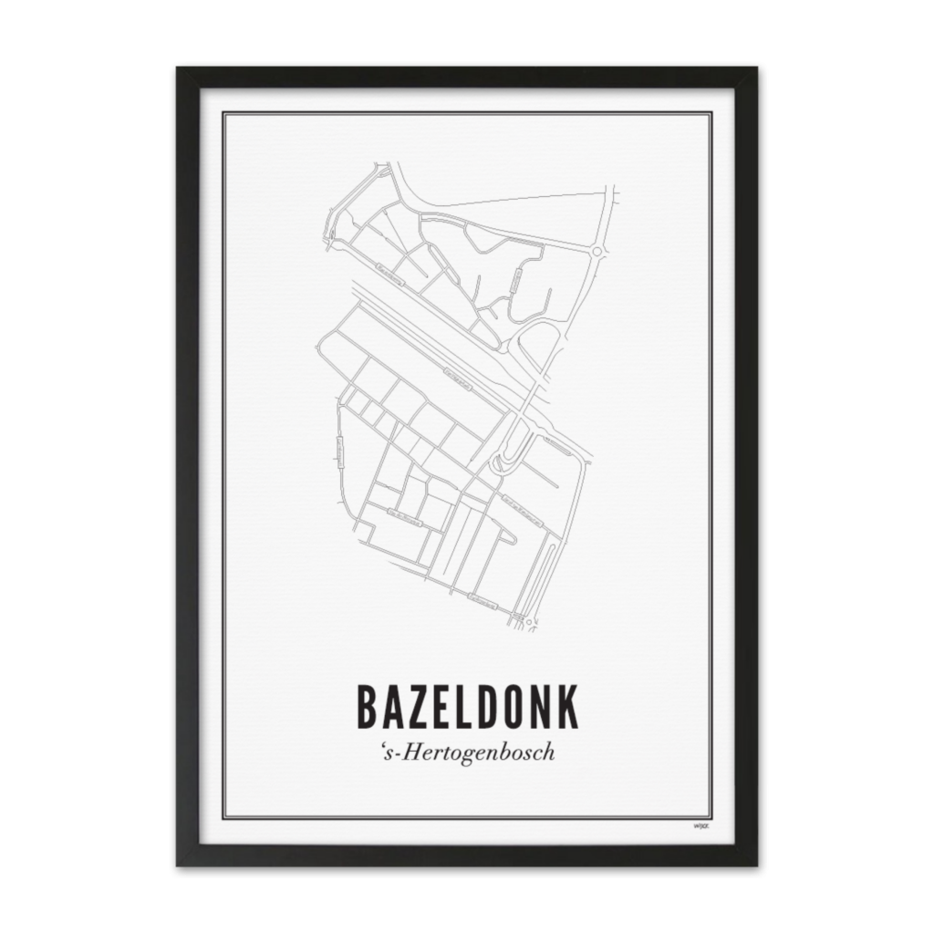 Poster van 's Hertogenbosch - Bazeldonk | WIJCK. 