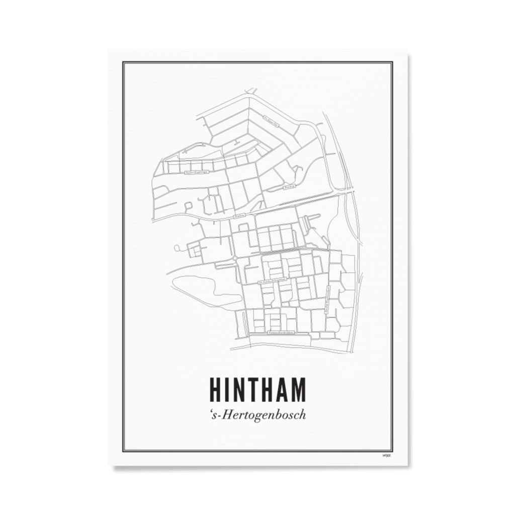 Affiches de 's Hertogenbosch - Hintham | WIJCK.