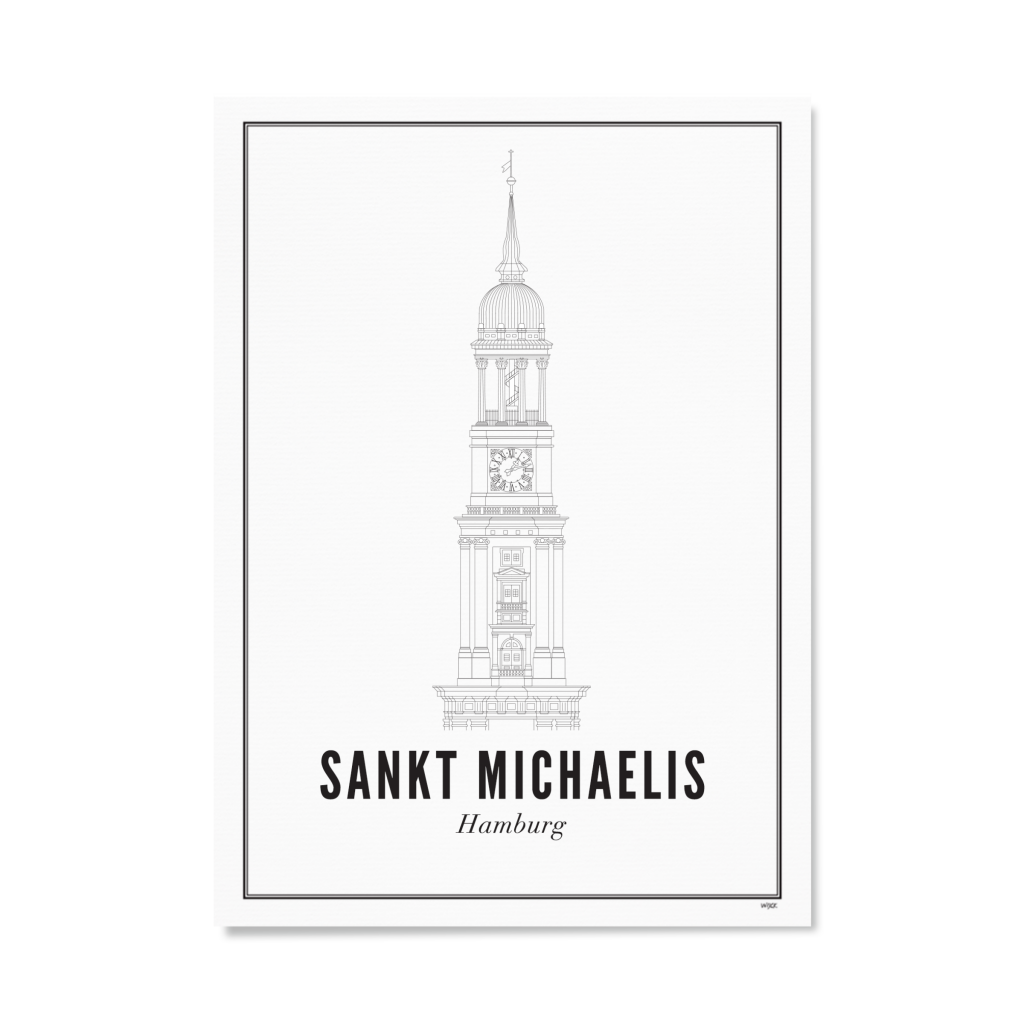 Affiches de Hamburg - Église Saint-Michel | WIJCK.