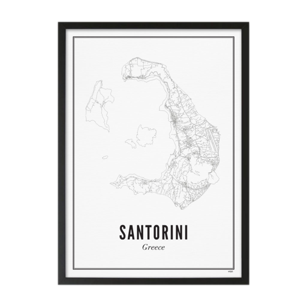 Poster of Santorini | WIJCK.