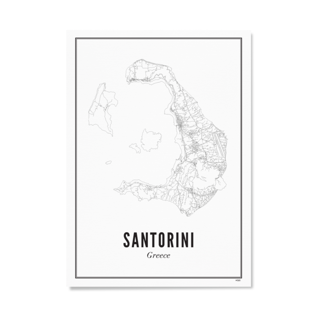 Poster of Santorini | WIJCK.