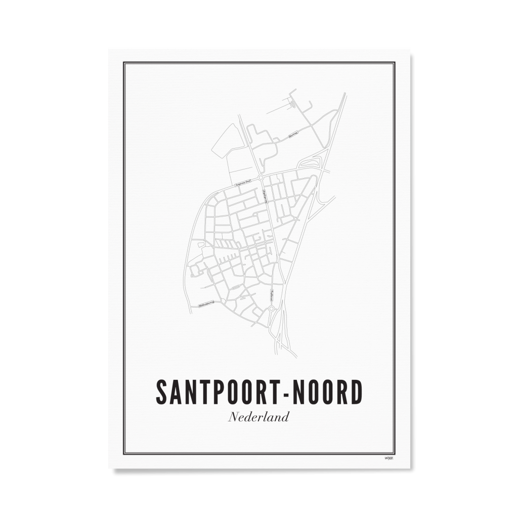 Poster von Santpoort - Nord | WIJCK.