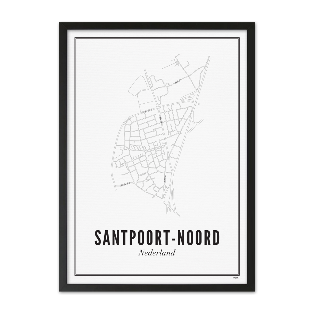 Poster von Santpoort - Nord | WIJCK.