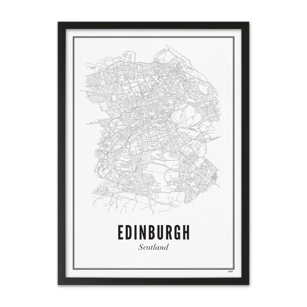 Poster von Edinburgh - Stadt | WIJCK.