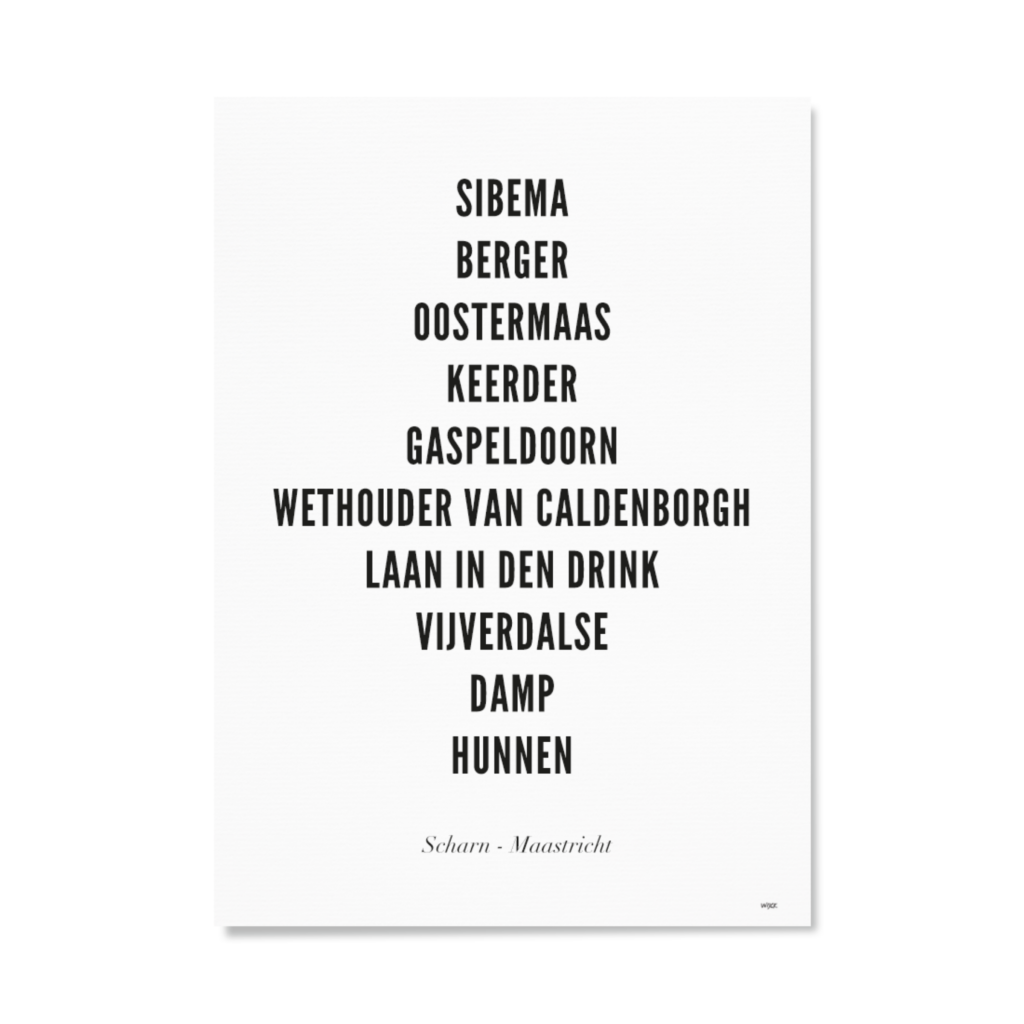 Poster van maastricht - Scharn | WIJCK. 