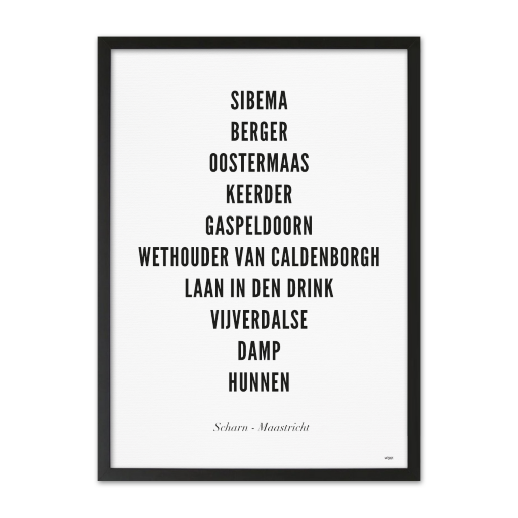Poster van maastricht - Scharn | WIJCK. 