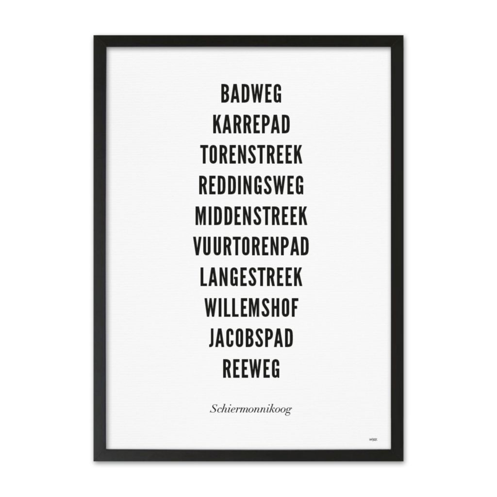 Poster of Schiermonnikoog | WIJCK.