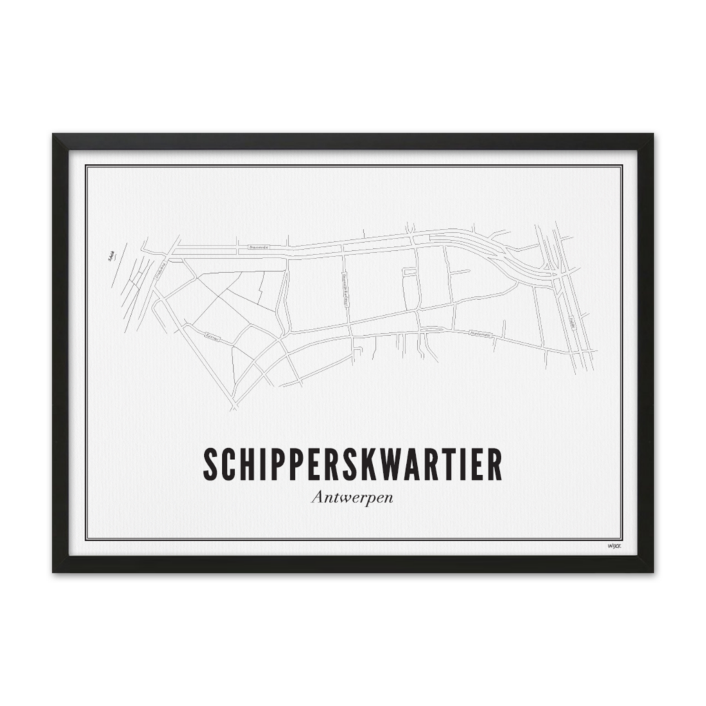 Poster van Antwerpen - Schipperskwartier | WIJCK. 