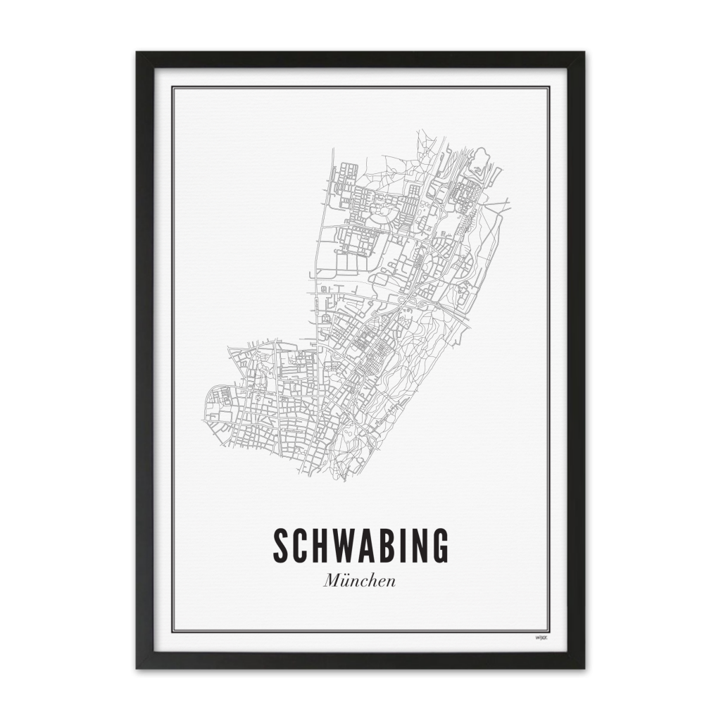 Affiches de Munich - Schwabing | WIJCK.