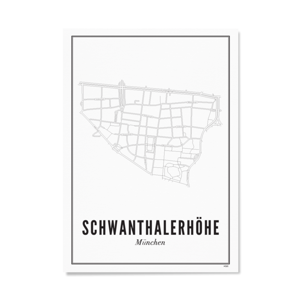 Poster of Munich - Schwanthalerhöhe | WIJCK.