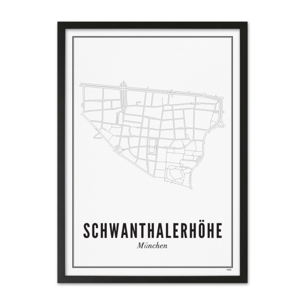 Poster of Munich - Schwanthalerhöhe | WIJCK.